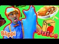 BLIPPI Learns The 5 Senses ABC 123 Moonbug Kids Fun Cartoons Learning Rhymes