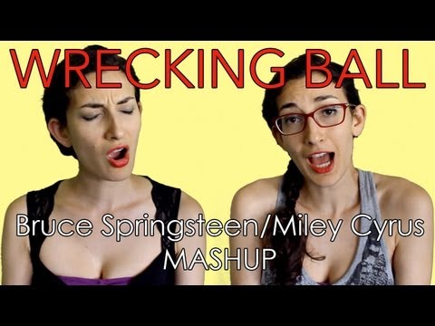 Wrecking Ball - Miley Cyrus/Bruce Springsteen Mashup