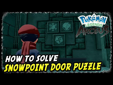 Snowpoint Temple Door Puzzle Solution | Pokemon Legends Arceus | Snowpoint Temple Puzzle Guide