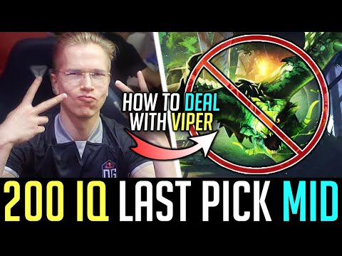 Topson Last Pick - Countering the Most Annoying Mid Hero "VIPER" DOTA 2