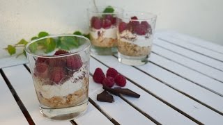 Himbeer-Mascarpone Dessert im Glas | super lecker & einfach
