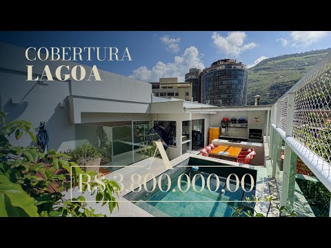 Cobertura duplex reformada rodeada pela natureza | LAGOA | RJ