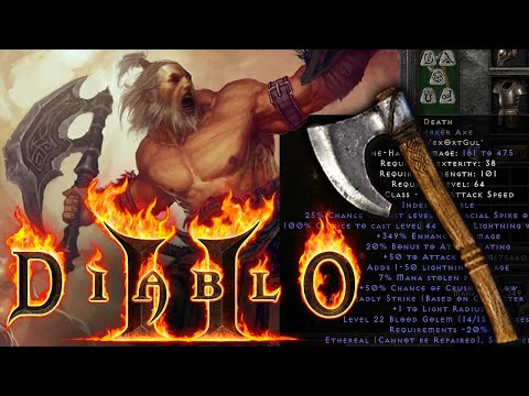 Best Axe EVER for BARBARIAN | Diablo 2 Resurrected