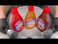 ASMR HERSHEY S Syrup How To Make Sundae Sauce To Ice Cream Rolls Chocolate Caramel Strawberry