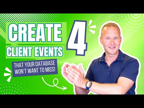 Create 4 Client Events that YOUR Database Won’t Want to Miss!