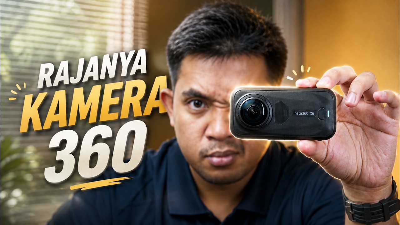 Raja Baru Kamera 360 Terbaik!! Insta360 X6 Indonesia