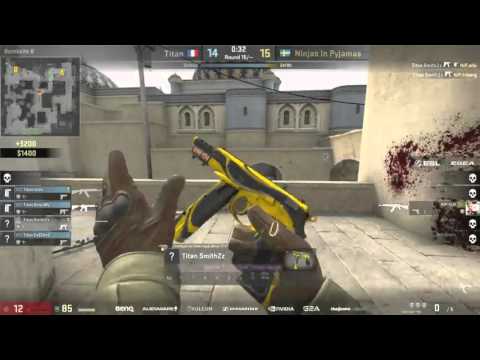 SmithZz 4k with the CZ 75 Auto   Ninjas in Pyjamas vs Titan   ESL ESEA Pro League Season 2
