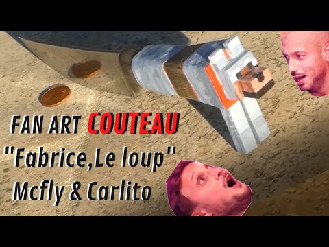 Mille et une Lames -  How to make the “Fabrice” FanArt Knife?  (The Wolf of Minecraft) for Mcfly and Carlito