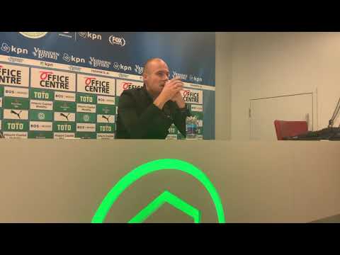 Danny Buijs na afloop van FC Groningen - FC Utrecht
