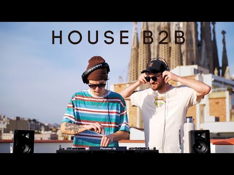 House Music Set | Barcelona B2B Rooftop Session @ Sagrada Familia | Chillout Music