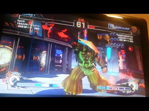 USF4 Gouken vs evil ryu