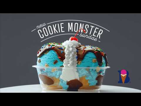 Braum's New Cookie Monster Sundae