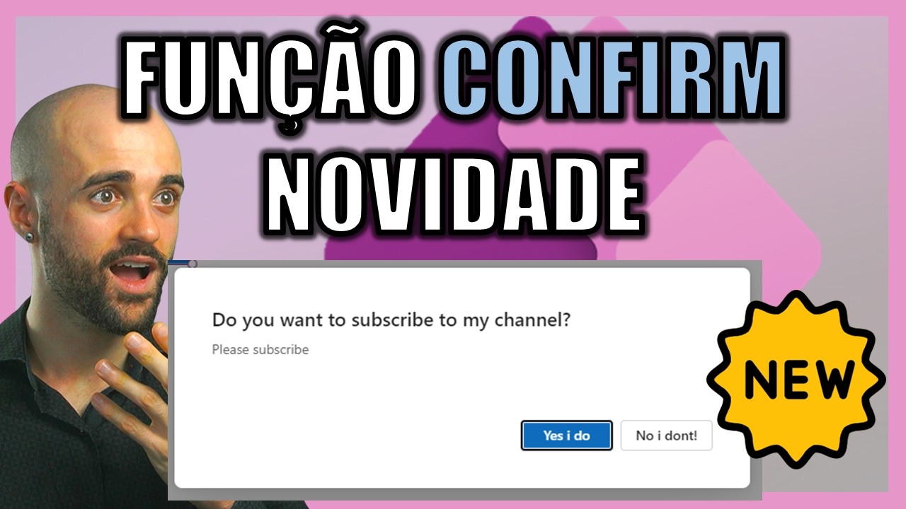 Nova função Confirm no Power Apps Canvas: adeus componentes de confirmação