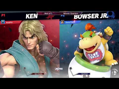 Lagspike 29 - DezoTwist (Bowser Jr) vs ScK | Anality (Ken) Winner Quarters