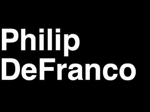 How to Pronounce Philip DeFranco sxephil YouTube Channel Partner Subscribers Money Videos Vlogger