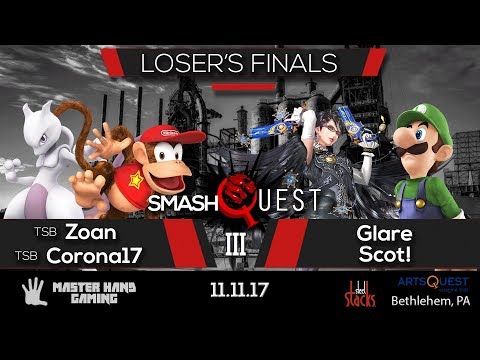SmashQuest 3 - TSB | Corona17 + TSB | Zoan vs. Glare + Scot! - Loser's Finals