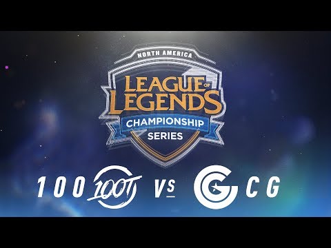 100 vs. CG - Week 9 Day 1 | NA LCS Spring Split | 100 Thieves vs. Clutch Gaming (2018)