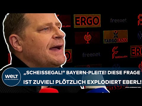 Video Thumbnail: FC BAYERN: "Das ist mir scheißegal" Pokal-Pleite! Diese Frage ist zuviel! Plötzlich explodiert Eberl