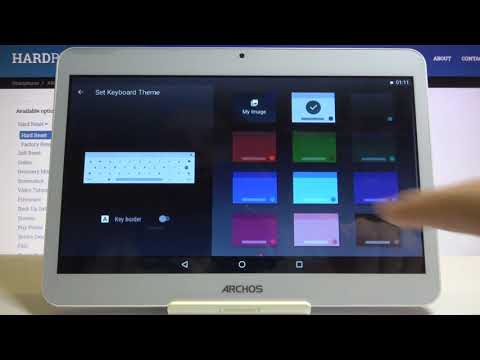 How to Choose Keyboard Theme in Archos Core 101 3G – Change Keyboard Look