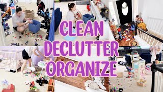 CLEAN & DECLUTTER & ORGANIZE WITH ME! CLEANING MOTIVATION! CLEAN WITH ME!