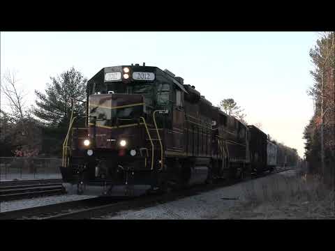 Train action at Myricks Junction - Berkley, MA - 1/7/2025