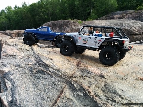 Axial SCX10 Ram 1500 Ride at La Gabelle  On Board 2015-06-27 Part 2