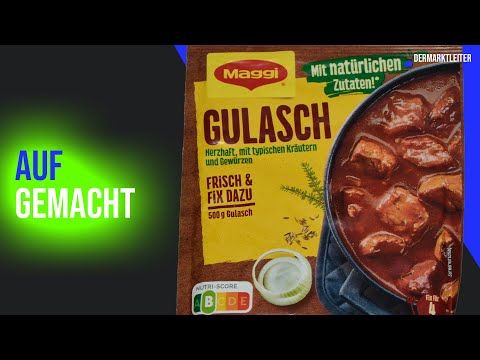Zubereitet: Maggi Fix Gulasch 2023