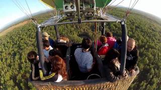 Vuelo en globo Las Omañas - Rio Luna (León) 26 de mayo 