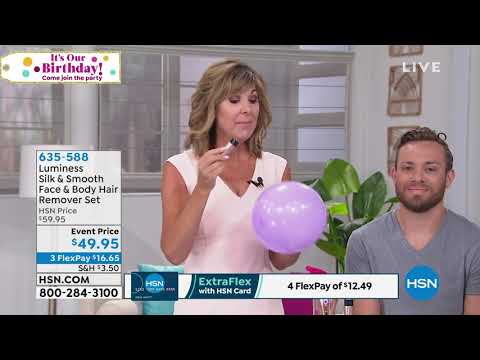 Luminess Silk   Smooth Face   Body Hair Remover Set