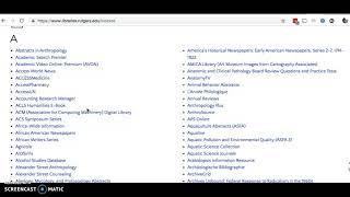 Using Rutgers Library Databases