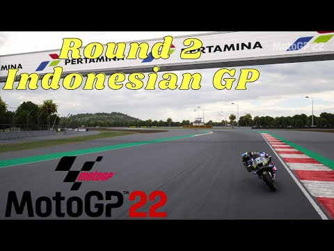 MotoGP 22 PS5 Gameplay | Career Mode Walkthrough Part 44, Round 2 Indonesian GP, MotoGP Class