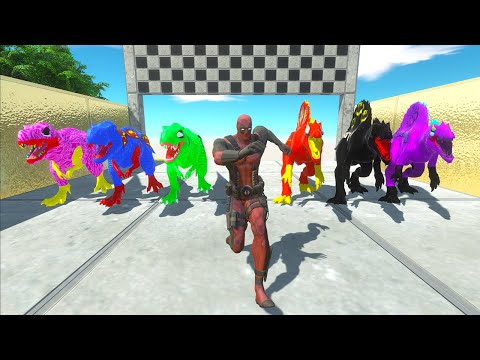 Jurassic World Evolution 2 Race Championship T-rex Hero Vs Spinosaurus Marvel Dc Vs Deadpool