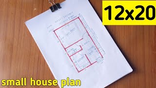 12x20 Small House Plan | 12x20 House Map | 240 SQFT House Design