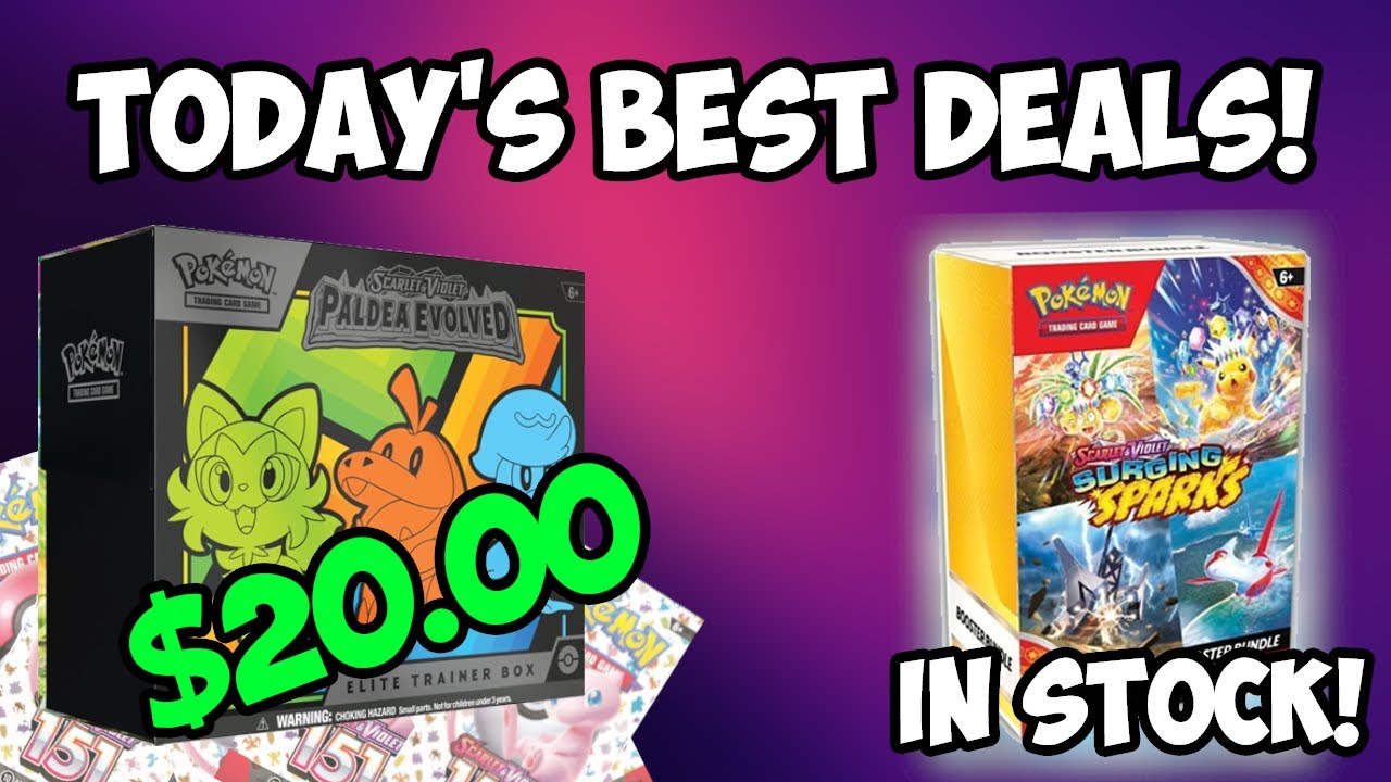 🔥 INSANE Black Friday Pokémon Deals! | Pokémon 151 Announcement | The Best Pokemon Deals & News