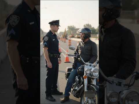 The Biker Had One Question… Then the Supervisor Arrived 👮‍♂️🏍️