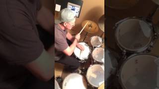 Dave Naus on drums to "Crosstown Kids" by Larry Cartlon