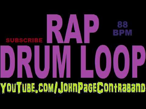 Rap Hip Hop Drum Loop Track FREE 88 bpm