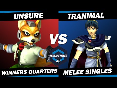 Unsure vs Tranimal - Winners Quarter Finals | Midlane Melee 40