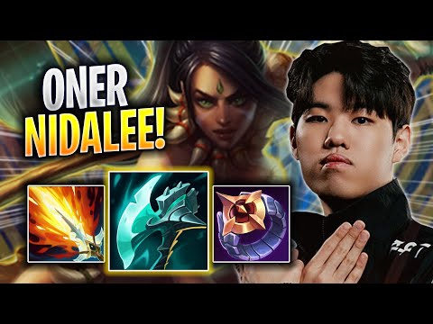 ONER DOMINATING NIDALEE WITH NEW BUFFS! - T1 Oner Plays Nidalee JUNGLE vs Kha'zix! | Season 2023