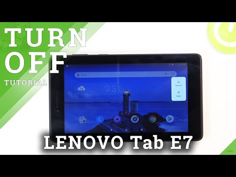 LENOVO Tab E7 – Power Off & Shutdown Device