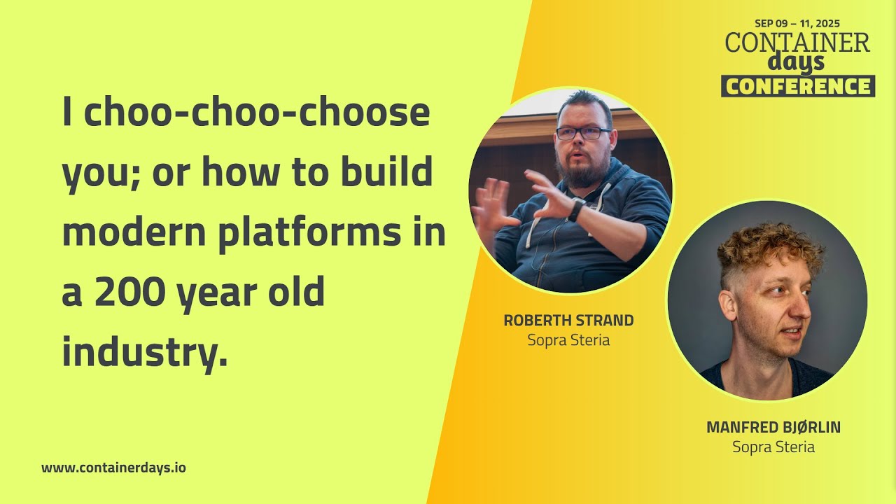 "I choo-choo-choose you"; or how to build modern platforms in a 200 year old industry