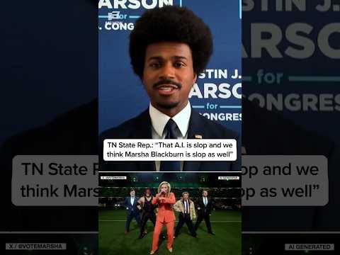 TN State Rep.: 'That A.I. is slow and we think Marsha Blackburn is slop as well'