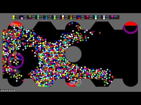 Survival Proliferation 48 - Marble Race in Algodoo