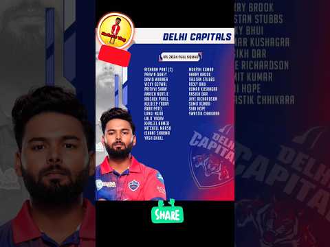 #delhicapitals #ipl2024 #miniauction2023 Delhi capitals squad #dcsquad