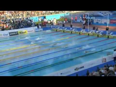 Rome 2009 fina world championships 100m freestyle