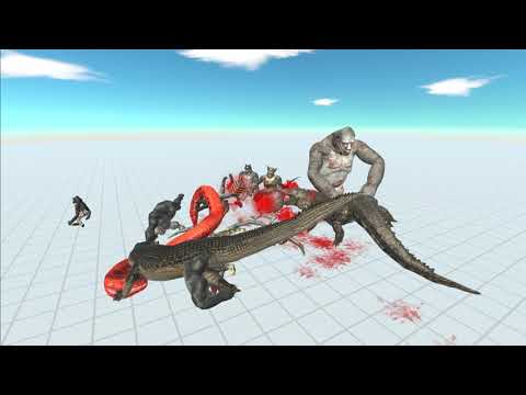 MUTANT PRIMATES TEAM 🦍 VS ALL TEAMS ⚔ | Animal Revolt Battle Simulator ARBS