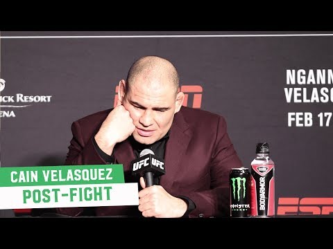 Cain Velasquez says it was his knee, not Francis Ngannou, that cost him at UFC Phoenix