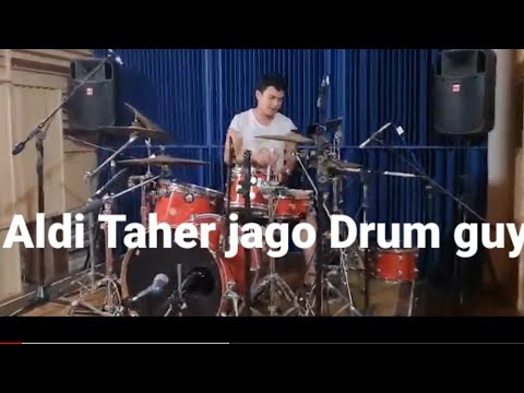 Aldi taher ternyata jago ya main Drumnya