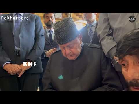 NC President  Dr. Farooq Abdullah, paid obeisance at the revered shrine of Hazrat Syed Ali Aali Balki (RA) in Pakharpora. He later visited the sacred shrine of Hazrat Sheikh Ul Aalam, Sheikh Noor-ud-Din Noorani (RA), at Charar-e-Sharief. During his visits, Dr. Farooq prayed for lasting peace and prosperity in Jammu and Kashmir, as well as across the country.