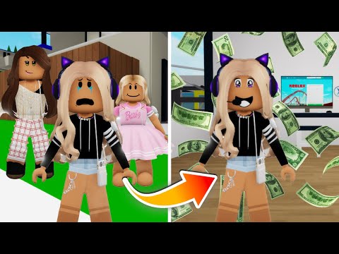 HATED CHILD BECAME A FAMOUS GAMER!! **BROOKHAVEN ROLEPLAY** | JKREW GAMING